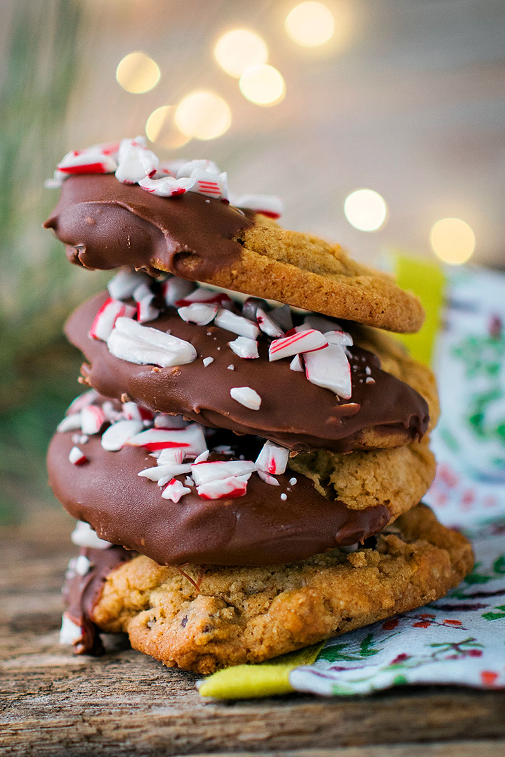 Chocolate Dipped Chocolate Chip Cookies
