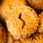 closeup of pumpkin handpies