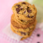 stack of chocolate chip cookies