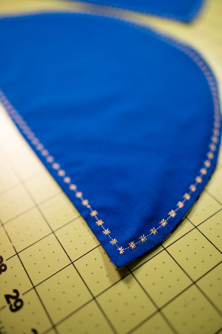 Folded Christmas Tree Napkin Easy Christmas Sewing