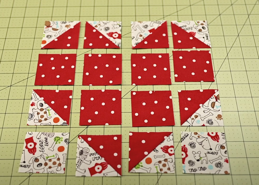 want to piece a heart quilt block in any size