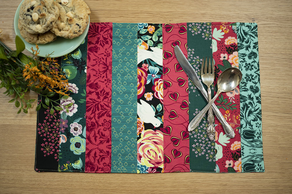 Jelly Roll Quilt Pattern For Placemats