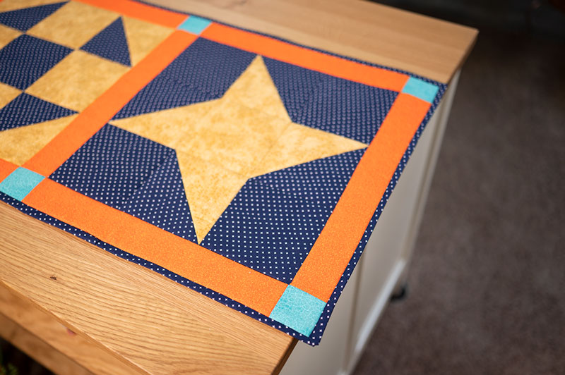 a friendship star quilt block