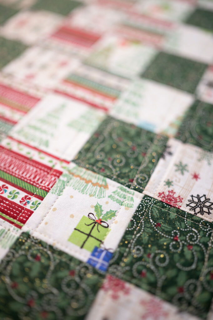 quilted patchwork fabric
