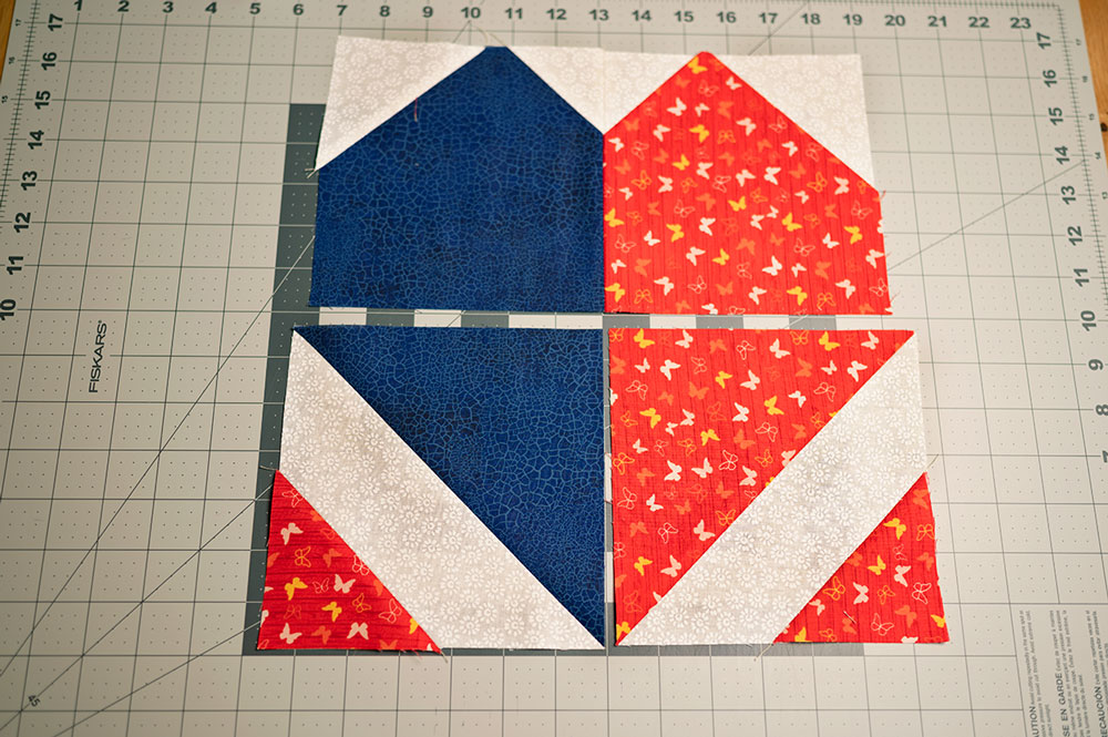 My Patriot's Heart Quilt Block