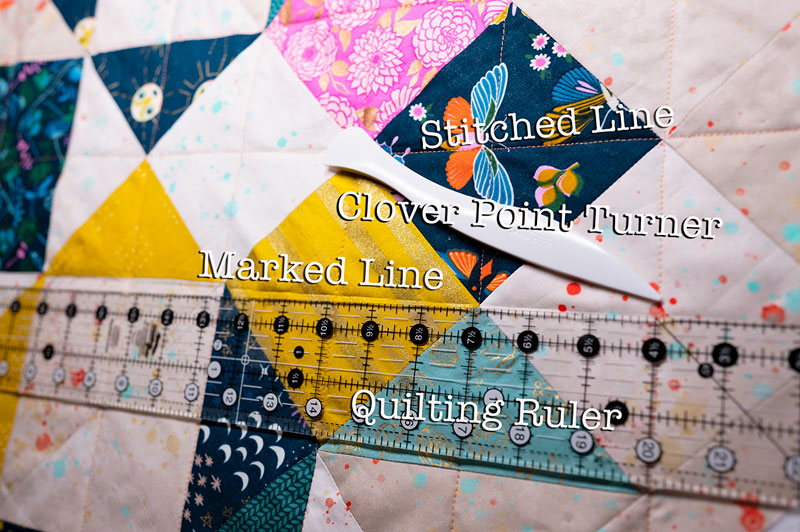 how to quilt straight lines