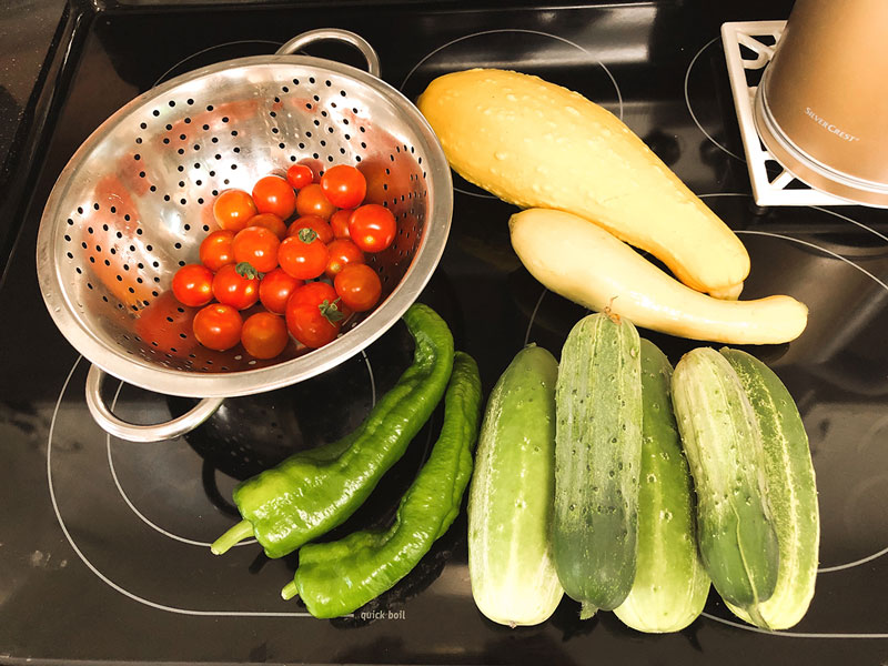 assorted garden vegetables