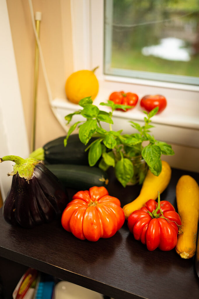 assorted summer produce