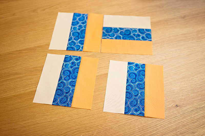 rotating units to make the quilt block