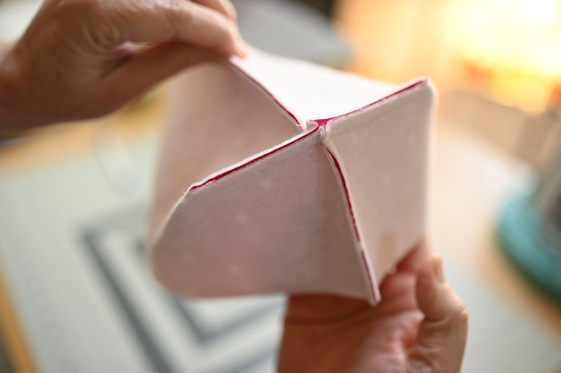 seams inside a sewing project